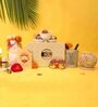 Diwali Gift Hamper With Hand Carved Pen Stand & Tea Light Holder