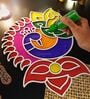 Diwali Rangoli Stencil Mat for Door Entrance Decoration