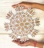Diwali Rangoli Stencil Mat for Door Entrance Decoration