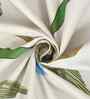 Beige 250 Tc Cotton Bedsheet With 2 Booster Covers And 5 Cushion Covers