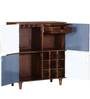 Dixon Solid Wood Bar Cabinet in Provincial Teak Finish