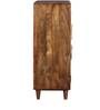 Dixon Solid Wood Bar Cabinet in Provincial Teak Finish