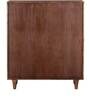 Dixon Solid Wood Bar Cabinet in Provincial Teak Finish