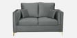 Dona Velvet 2 Seater Sofa in Carbon Grey Colour