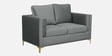 Dona Velvet 2 Seater Sofa in Carbon Grey Colour