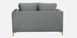 Dona Velvet 2 Seater Sofa in Carbon Grey Colour