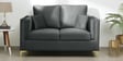 Dona Velvet 2 Seater Sofa in Carbon Grey Colour