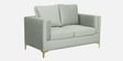 Dona Velvet 2 Seater Sofa in Cool Grey Colour
