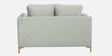 Dona Velvet 2 Seater Sofa in Cool Grey Colour