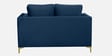 Dona Velvet 2 Seater Sofa in Midnight Blue Colour
