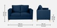 Dona Velvet 2 Seater Sofa in Midnight Blue Colour