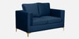 Dona Velvet 2 Seater Sofa in Midnight Blue Colour