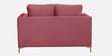 Dona Velvet 2 Seater Sofa In Dusky Rose Colour
