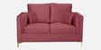 Dona Velvet 2 Seater Sofa In Dusky Rose Colour