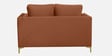 Dona Velvet 2 Seater Sofa in Rust Colour