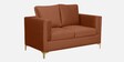 Dona Velvet 2 Seater Sofa in Rust Colour