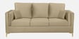 Dona Velvet 3 Seater Sofa in Bone White Colour