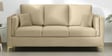 Dona Velvet 3 Seater Sofa in Bone White Colour