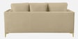 Dona Velvet 3 Seater Sofa in Bone White Colour