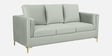 Dona Velvet 3 Seater Sofa in Cool Grey Colour