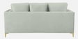 Dona Velvet 3 Seater Sofa in Cool Grey Colour
