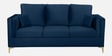 Dona Velvet 3 Seater Sofa in Midnight Blue Colour