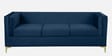 Dona Velvet 3 Seater Sofa in Midnight Blue Colour
