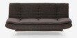 Double Solid Wood & Metal Convertible Sofa Cum Bed in Ash Grey Colour