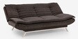Double Solid Wood & Metal Convertible Sofa Cum Bed in Ash Grey Colour