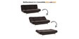 Double Solid Wood & Metal Convertible Sofa Cum Bed in Ash Grey Colour