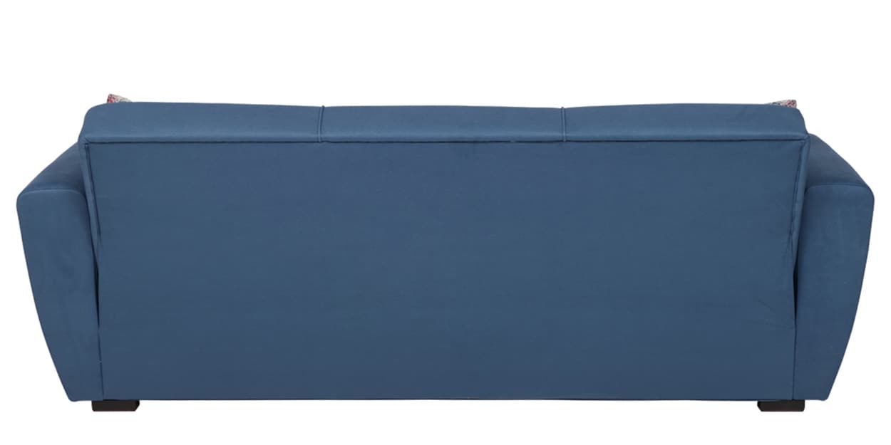 Buy Dolce Sofa Cum Bed with Storage in Blue Colour by Evok Online