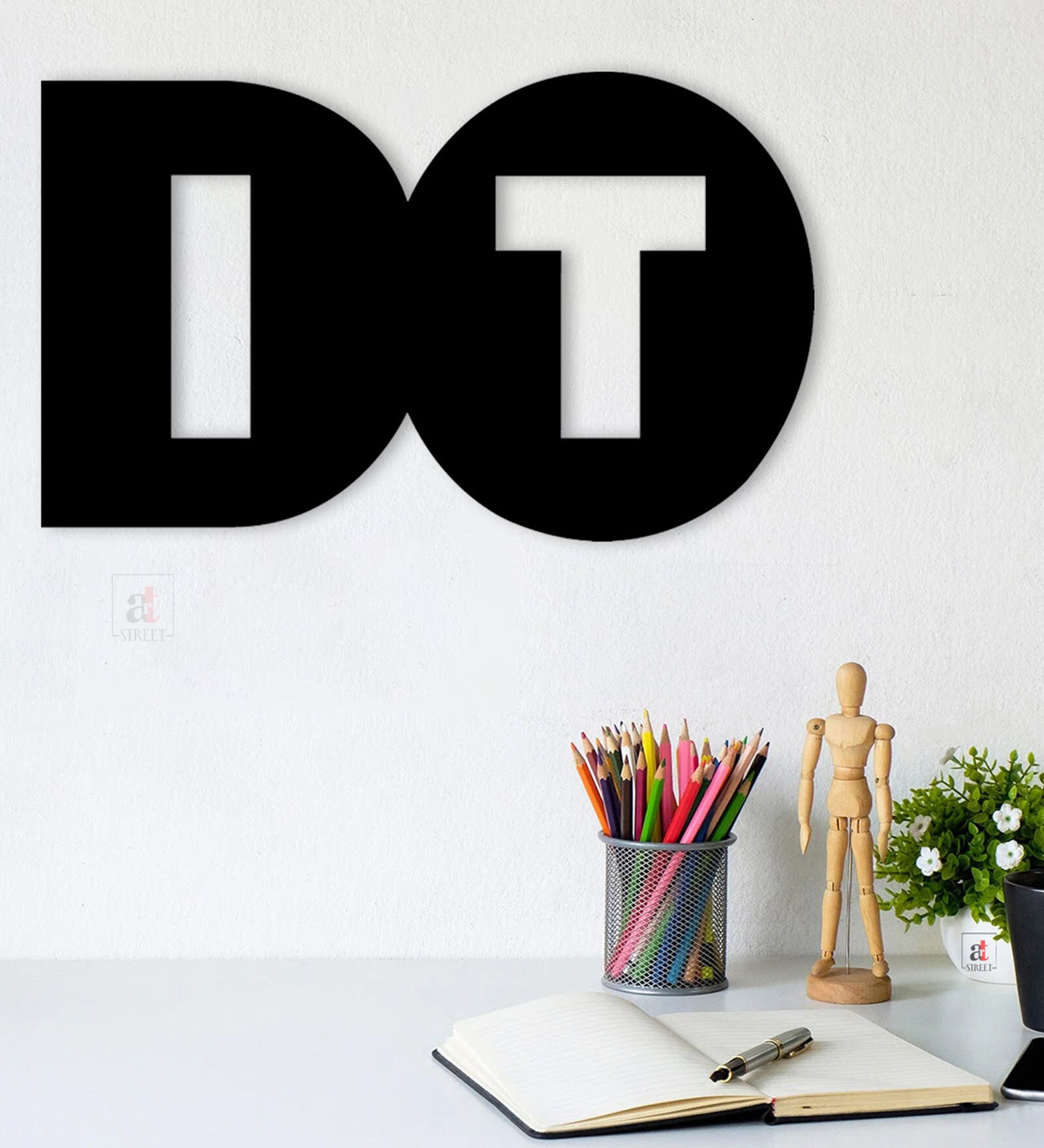 Do It Black MDF Wall Art