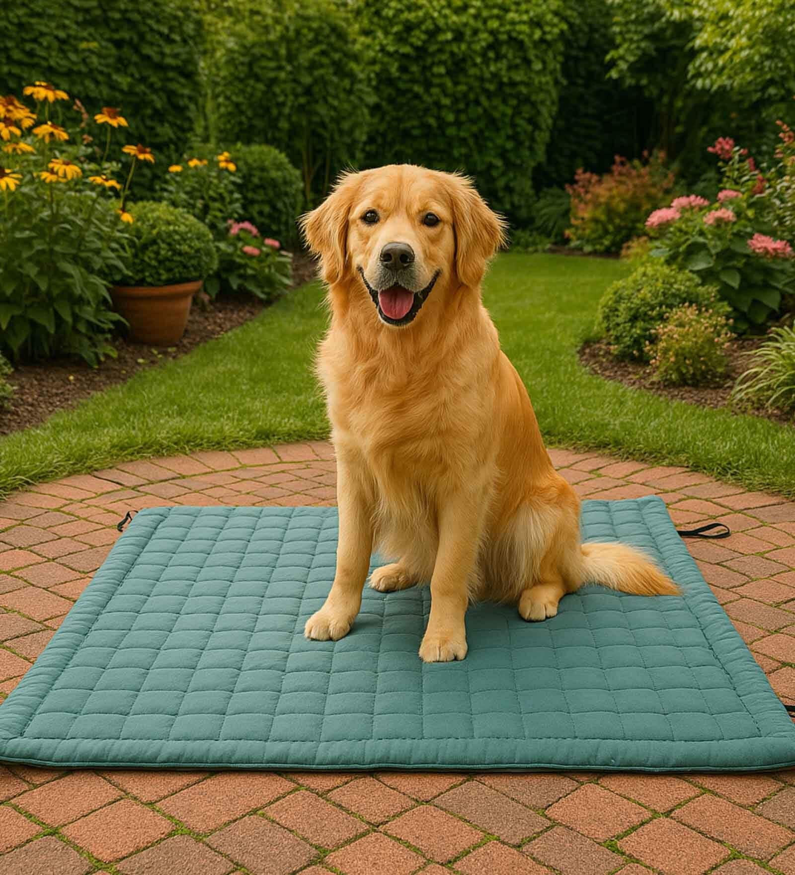 Dog Travel Mat  Teal