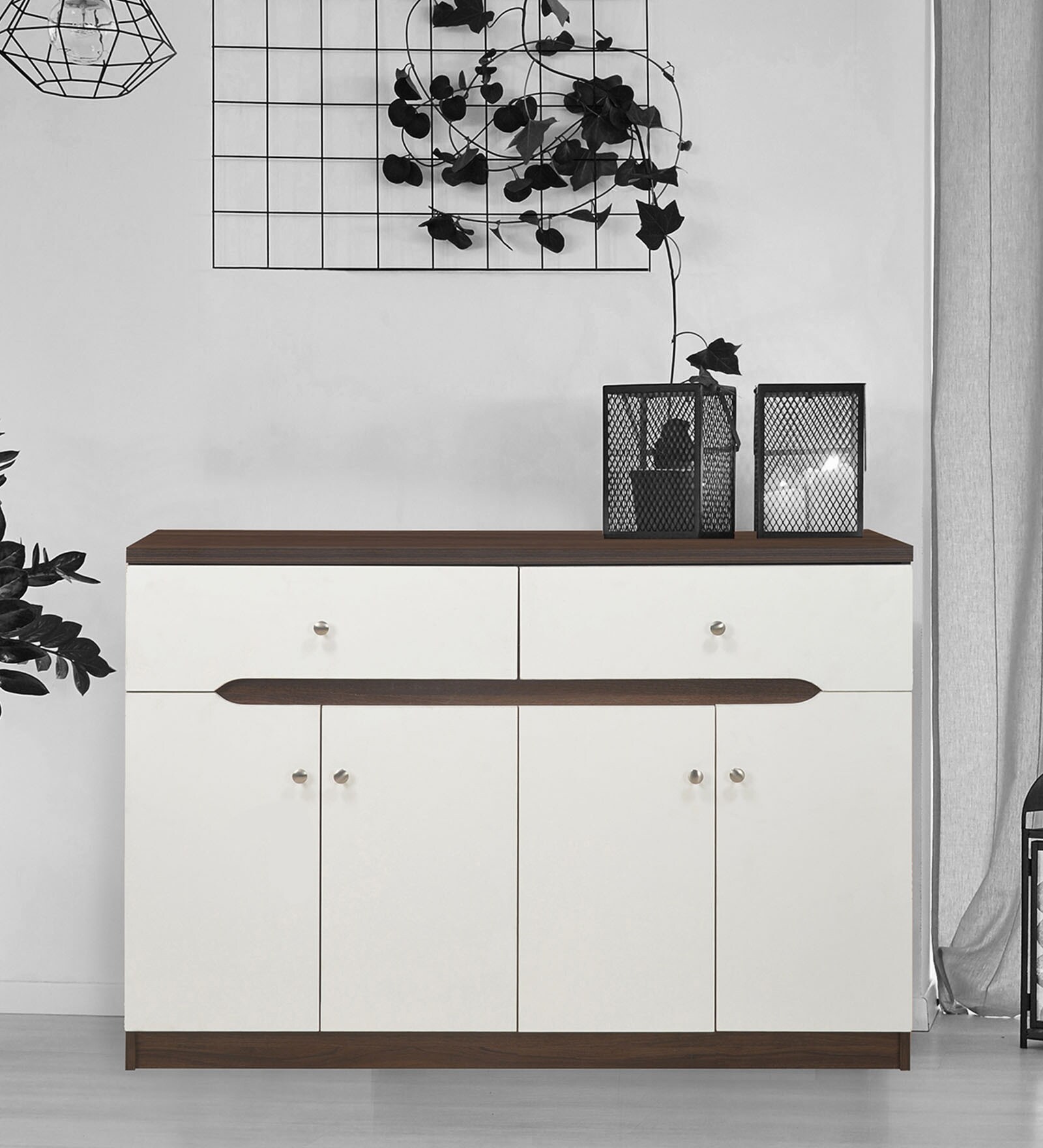 Domina Sideboard In Walnut Finish