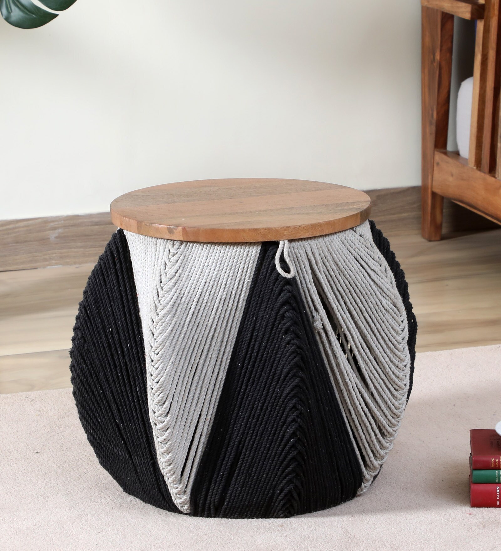Colonel Donham Buy Donham Solid Wood Round End Table With Storage In Multicolour at 33 ...