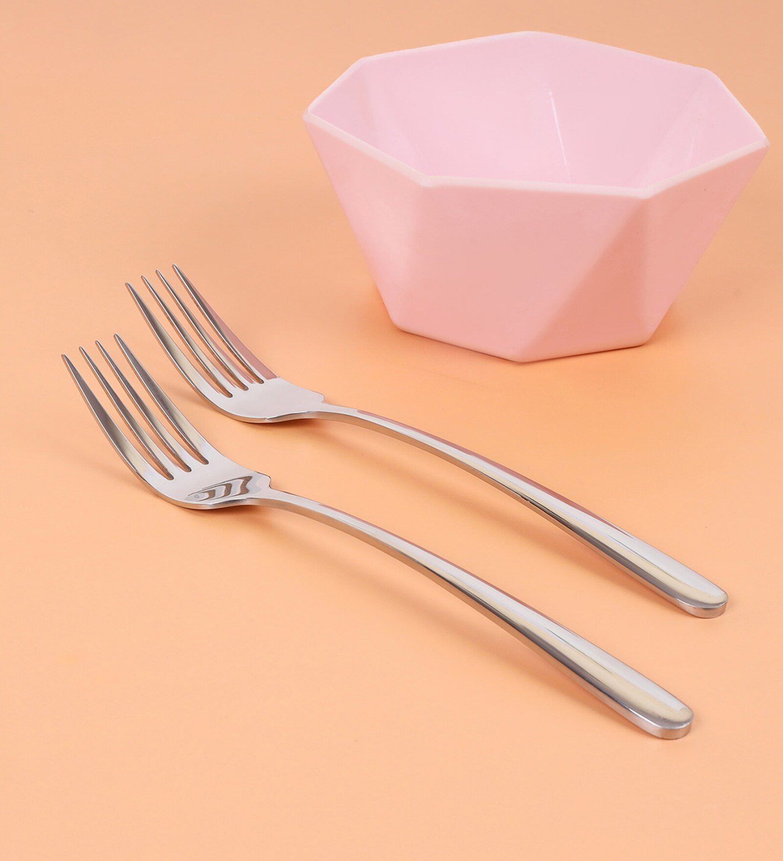 Dora 18/8 Stainless Steel Table Fork Set of 2