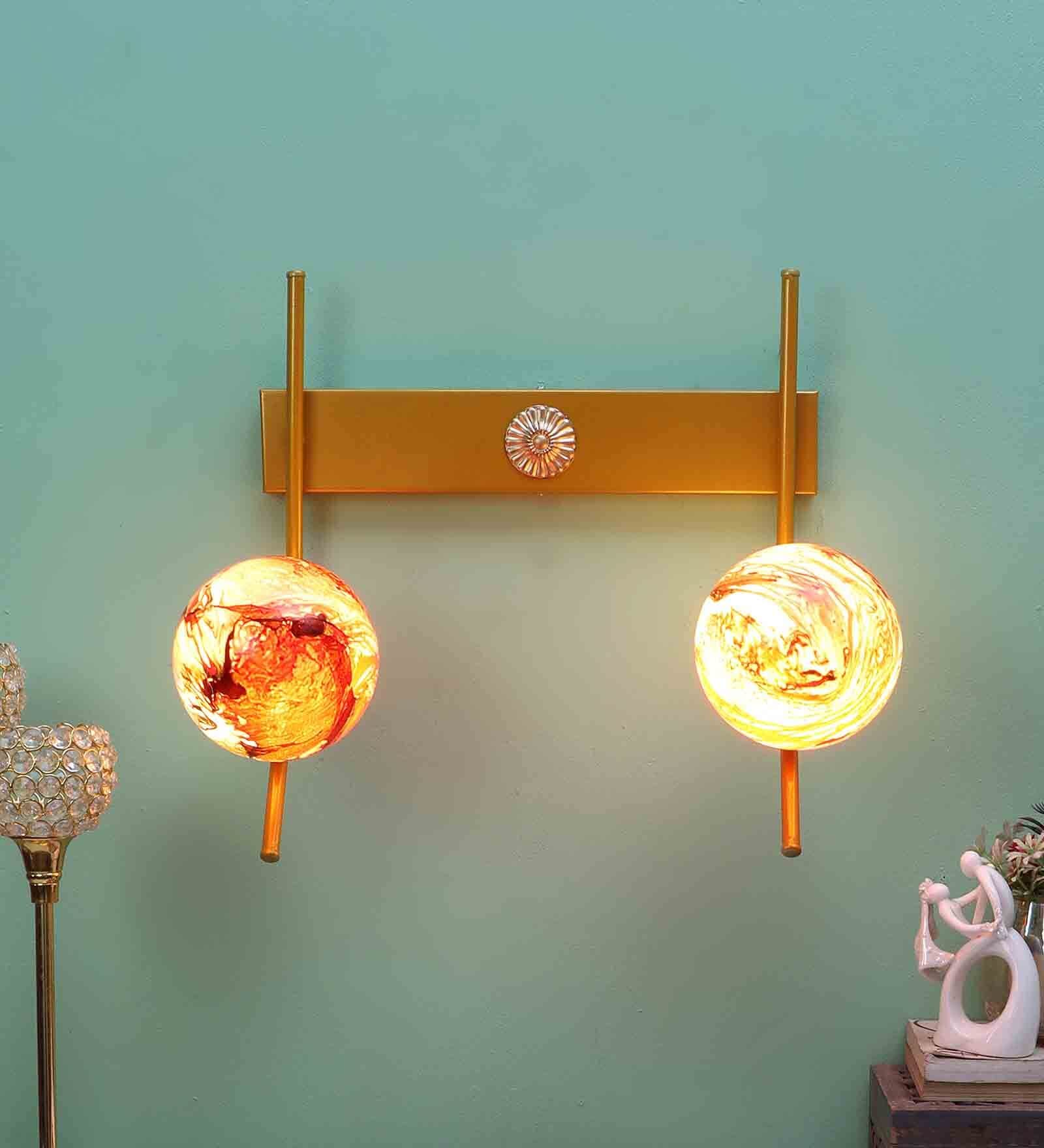 Double Metal Novelty Wall Light (Silver) Double Metal Novelty Wall Light (Silver)