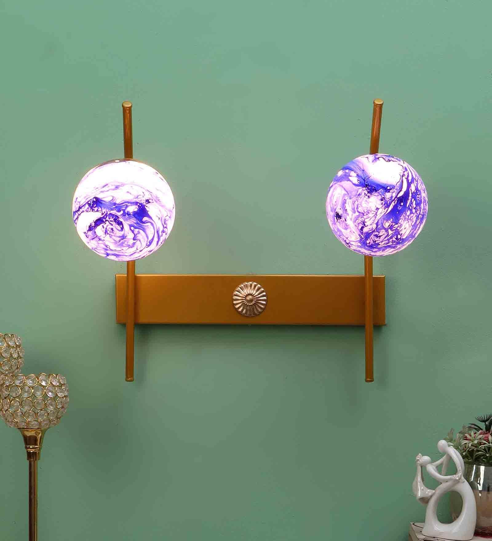 Double Metal Novelty Wall Light (Gold) Double Metal Novelty Wall Light (Gold)