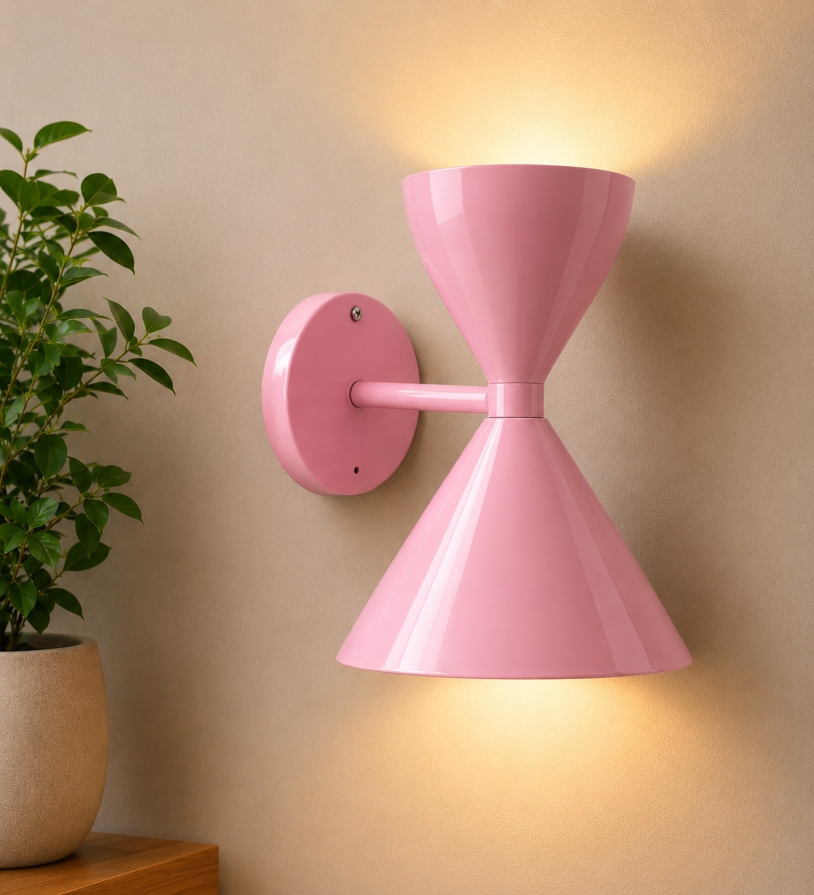 Double Taper Wall Lamp