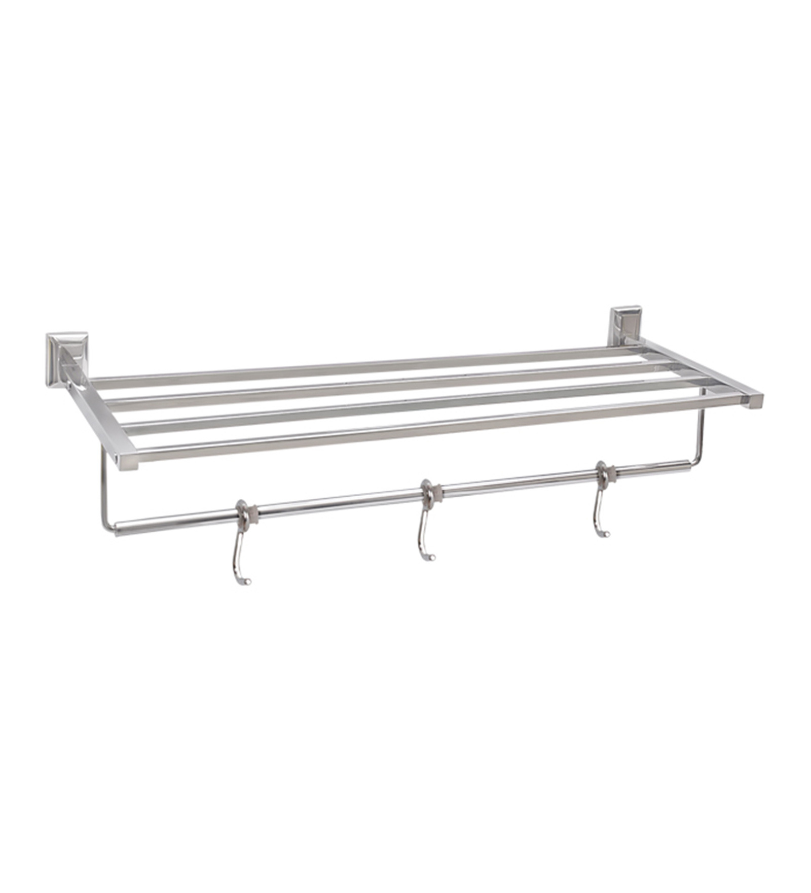 Doyours Glossy Stainless Steel 24.4 x 9 x 6.6 inch Towel Rack