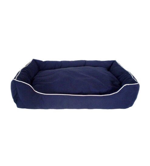 Buy Dogs Gone Smart Lounger Navy Pet Bed Large Online Dog