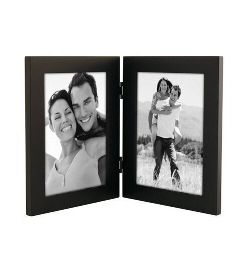 Buy Black Synthetic Wood Landscape Folding Photo Frame by Snap Galaxy ...