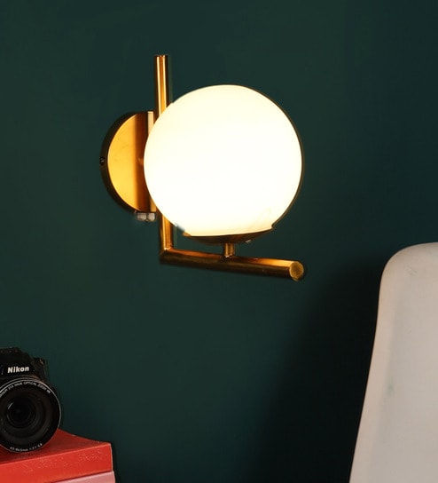 Uniqualy Gold Metal Wall Sconces