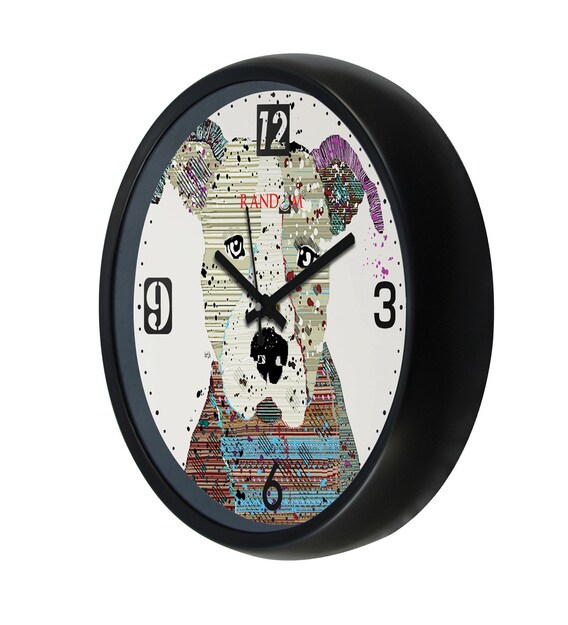 Buy Dog Wall Clock in Multicolour by Random Online Kids Wall Clocks