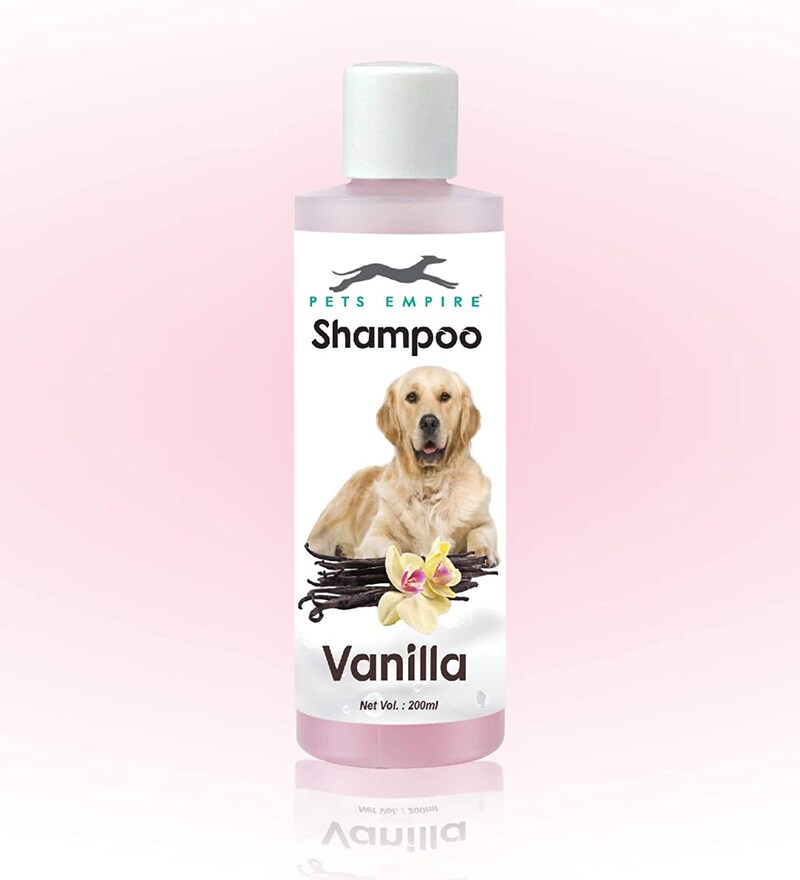 Buy Dog Vanilla Shampoo, 200ML by Pets Empire Online Shampoos and Conditioners Shampoos and