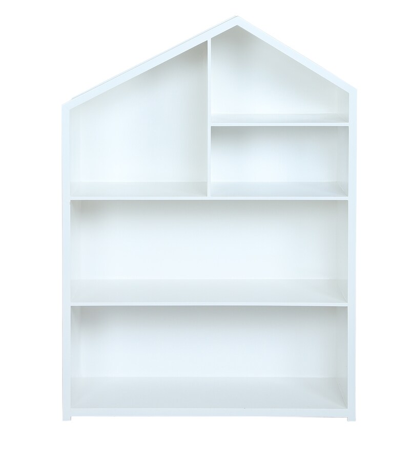 Buy Doll House Birch Wood Book Shelf in White by Lycka Online Kids