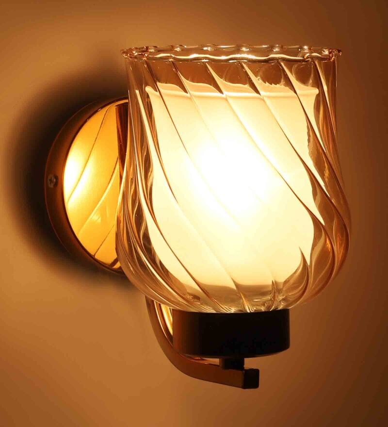 Buy Dorada Gold Metal Wall Light By Eliante By Jainsons Lights Online