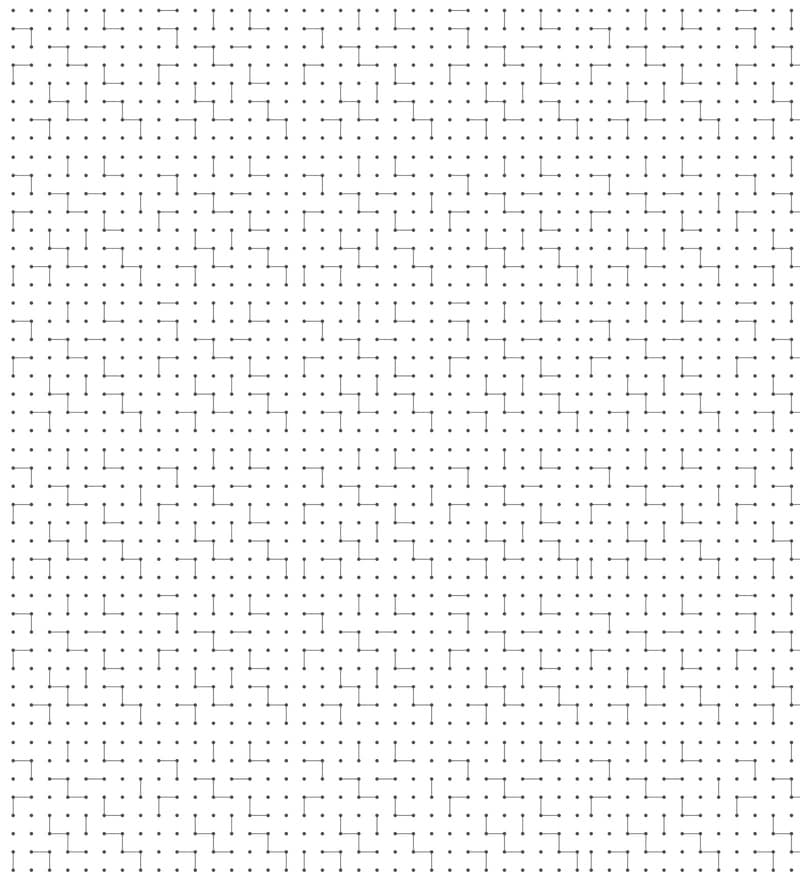 Black And White Dots Fabric Wallpaper and Home Decor  Spoonflower