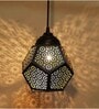 Do Decahedron E27 Holder Metal Black & Golden Etched Pendant Light