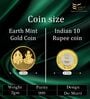 Ganesha And Laxmi  24KT (999) Lightweight Gold Coin 2g